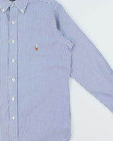 Vintage Early 1990s Polo Ralph Lauren Striped Long Sleeve Shirt - S
