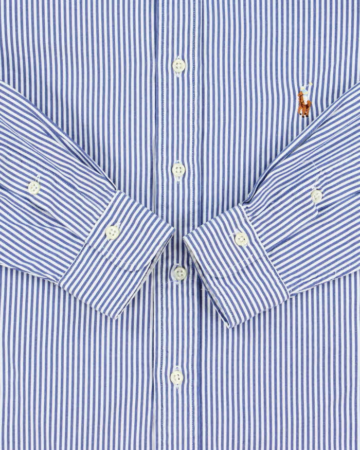 Vintage Early 1990s Polo Ralph Lauren Striped Long Sleeve Shirt - S