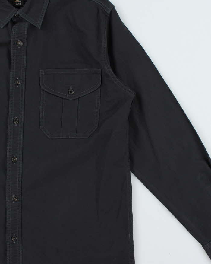 Vintage Filson Midnight Navy Long Sleeve Workwear Shirt - M