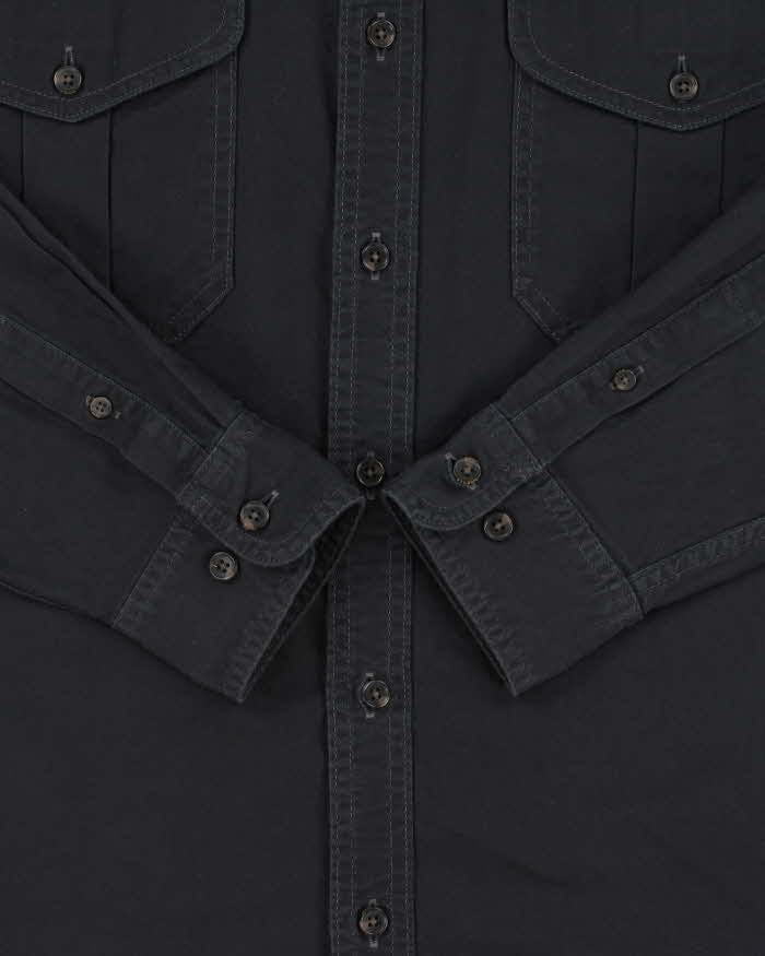 Vintage Filson Midnight Navy Long Sleeve Workwear Shirt - M