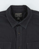 Vintage Filson Midnight Navy Long Sleeve Workwear Shirt - M