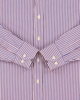 Vintage 1990s Emporio Armani Striped Long Sleeve Shirt - M