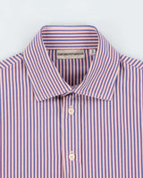 Vintage 1990s Emporio Armani Striped Long Sleeve Shirt - M