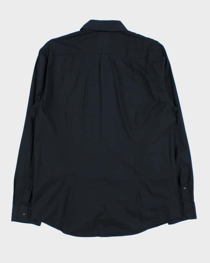 Vintage Y2K 00s Guess Smart Slim Fit Epaulette Long Sleeve Shirt - L