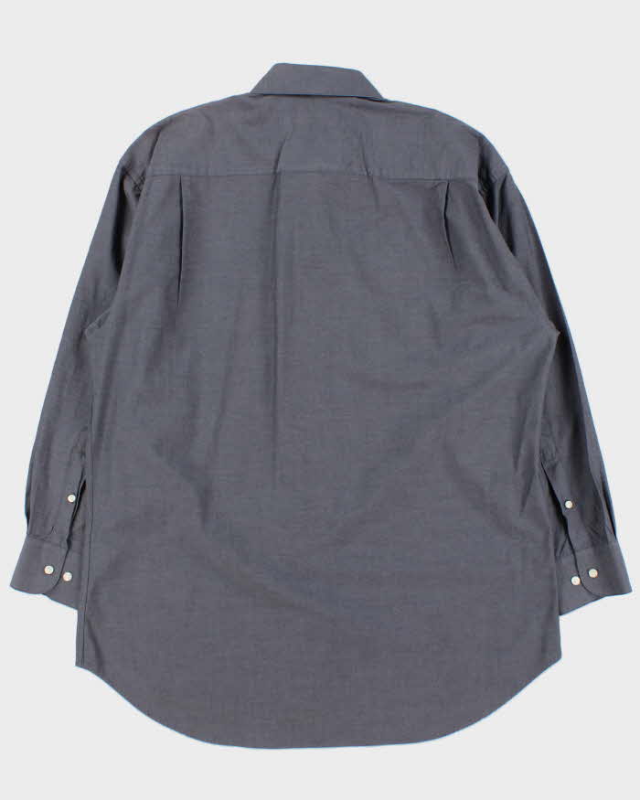 Vintage 1990s Guy Laroche Chambray Long Sleeve Shirt - L