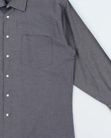 Vintage 1990s Guy Laroche Chambray Long Sleeve Shirt - L