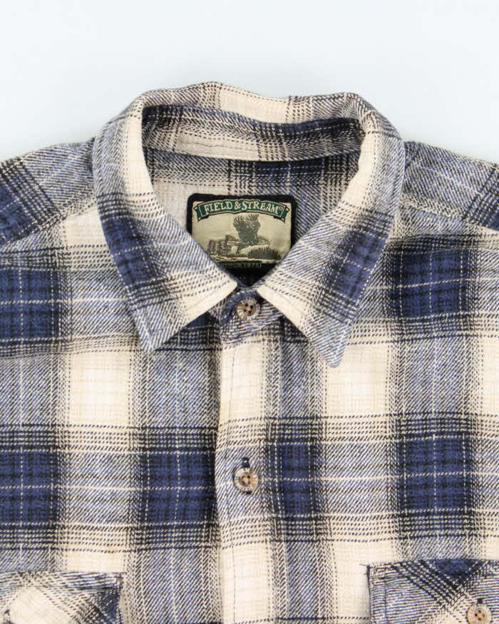 Vintage 90s Field &amp; Stream Flannel Shirt - XL