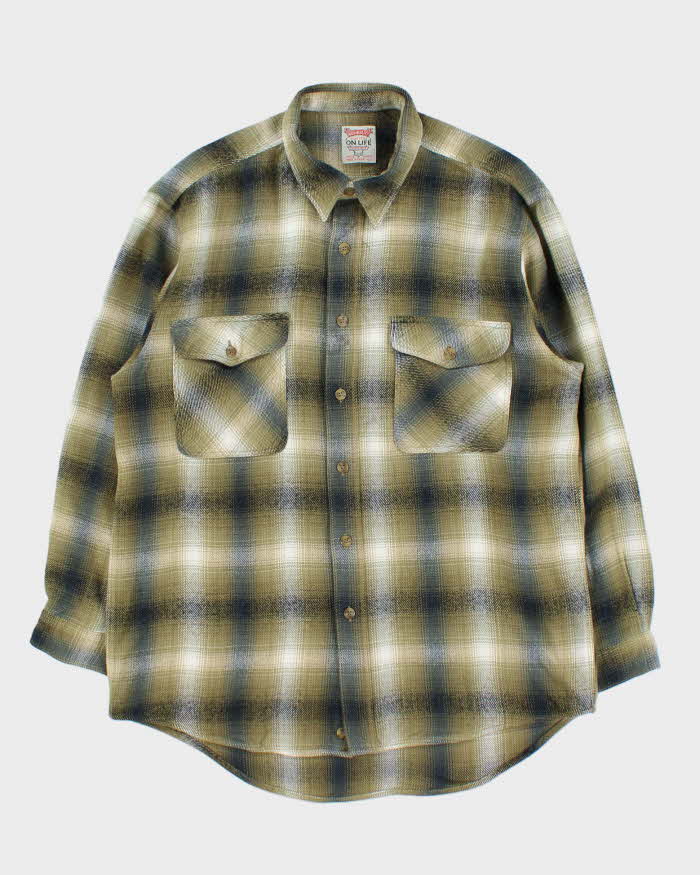 Vintage 90s On Life Flannel Shirt - L