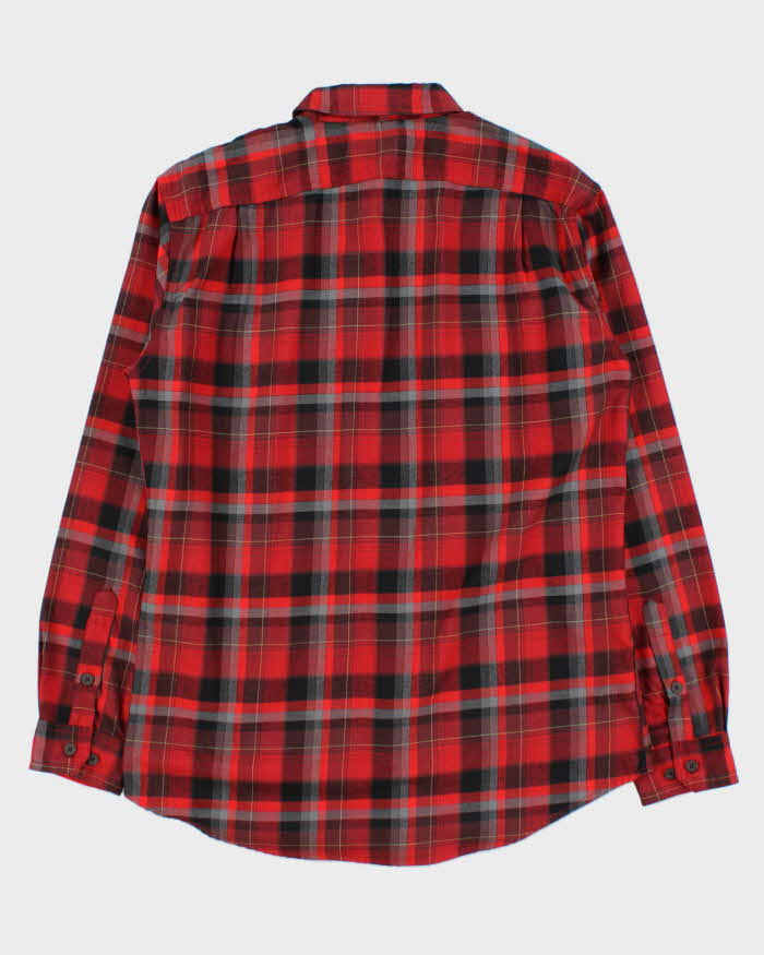 Vintage Eddie Bauer Plaid Flannel Long Sleeve Shirt - M
