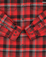 Vintage Eddie Bauer Plaid Flannel Long Sleeve Shirt - M