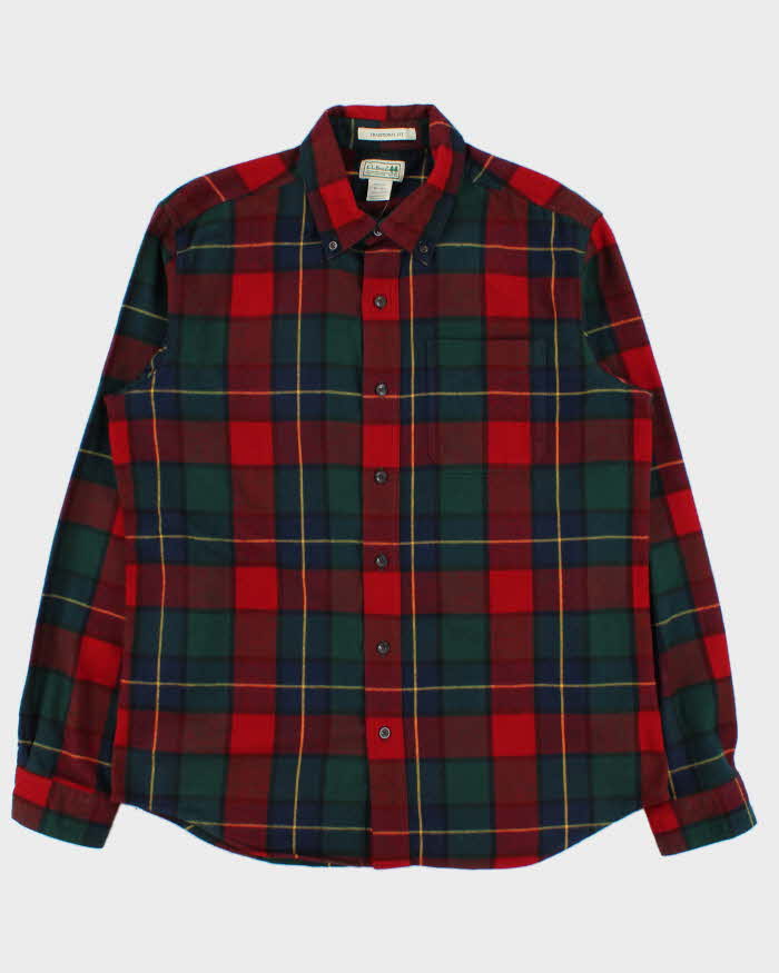 Vintage L.L.Bean Tartan Flannel Traditional Fit Long Sleeve Shirt - M
