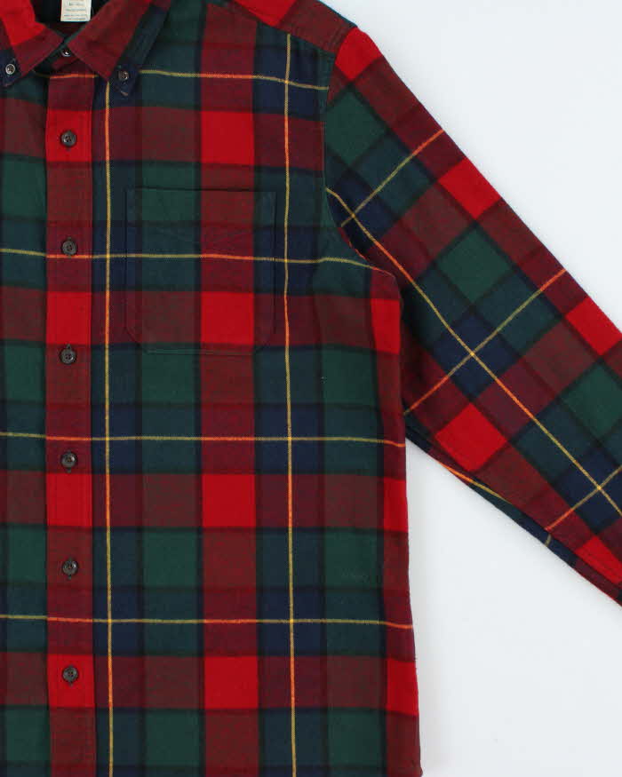Vintage L.L.Bean Tartan Flannel Traditional Fit Long Sleeve Shirt - M
