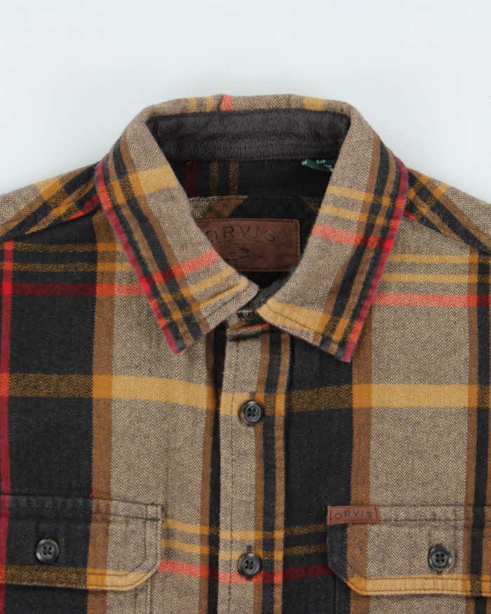 Vintage Orvis Heavyweight Flannel Shirt - S