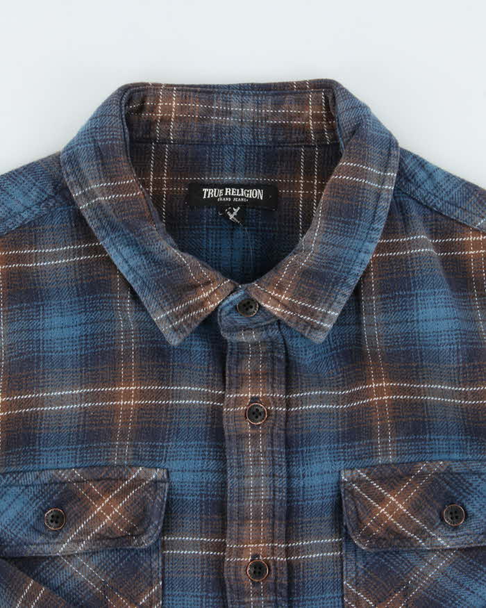 Vintage True Religion Heavyweight Flannel Shirt - XL