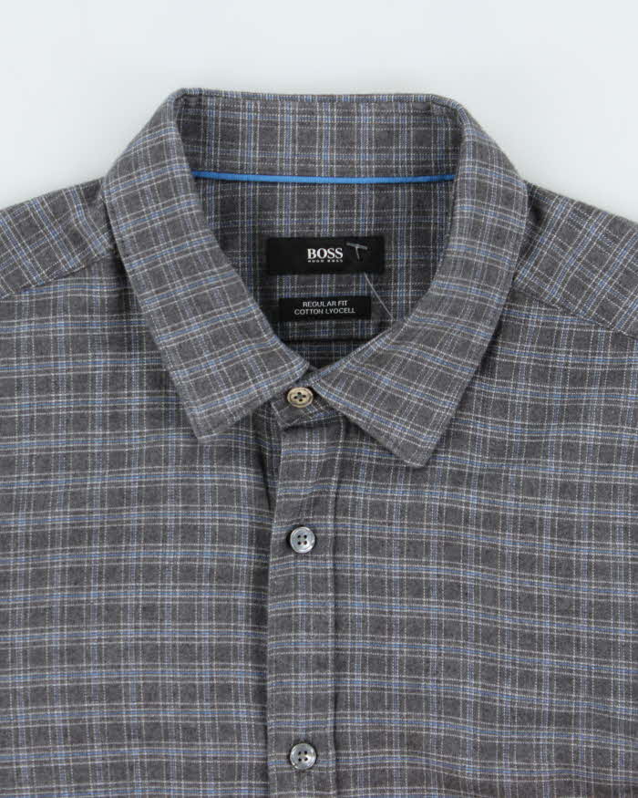 Vintage Hugo Boss Flannel Shirt - L