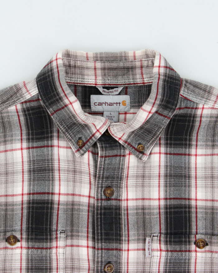 Vintage Carhartt Workwear Flannel Shirt - L
