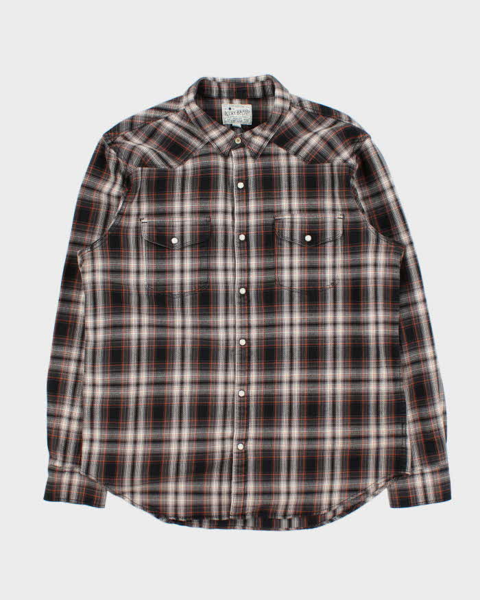 Vintage Lucky Brand Western Flannel Shirt - L