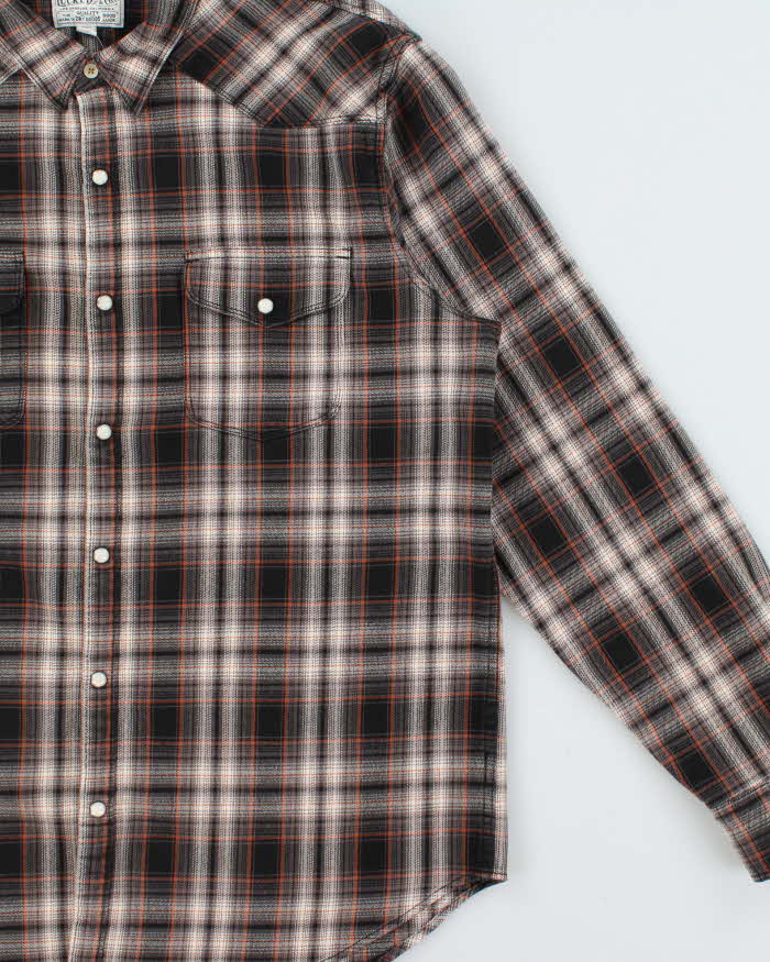 Vintage Lucky Brand Western Flannel Shirt - L