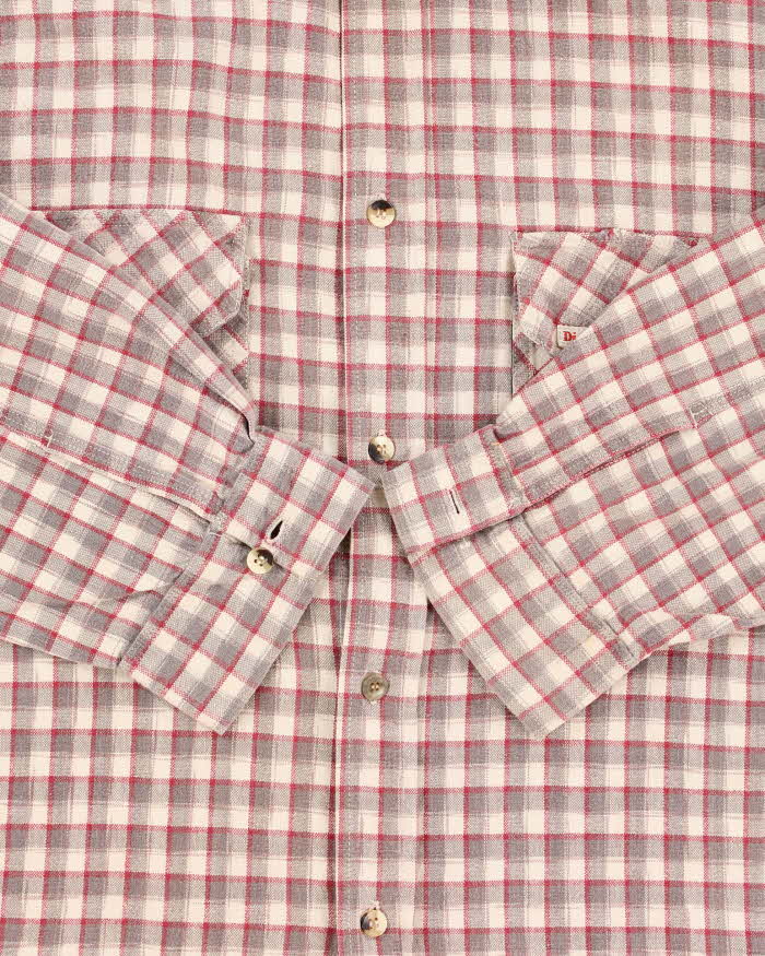Vintage 90s Diesel Industry Check Shirt - XL
