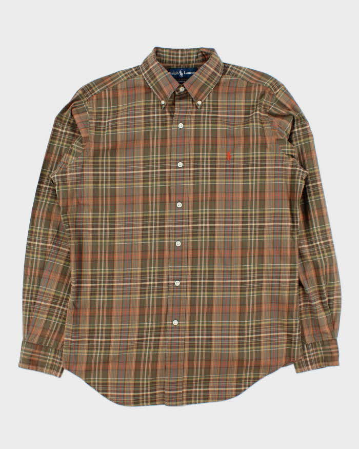 Vintage Ralph Lauren Check Long Sleeve Shirt - M