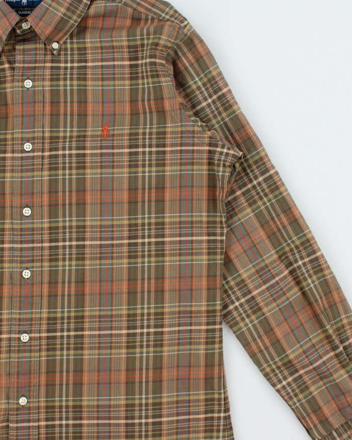 Vintage Ralph Lauren Check Long Sleeve Shirt - M