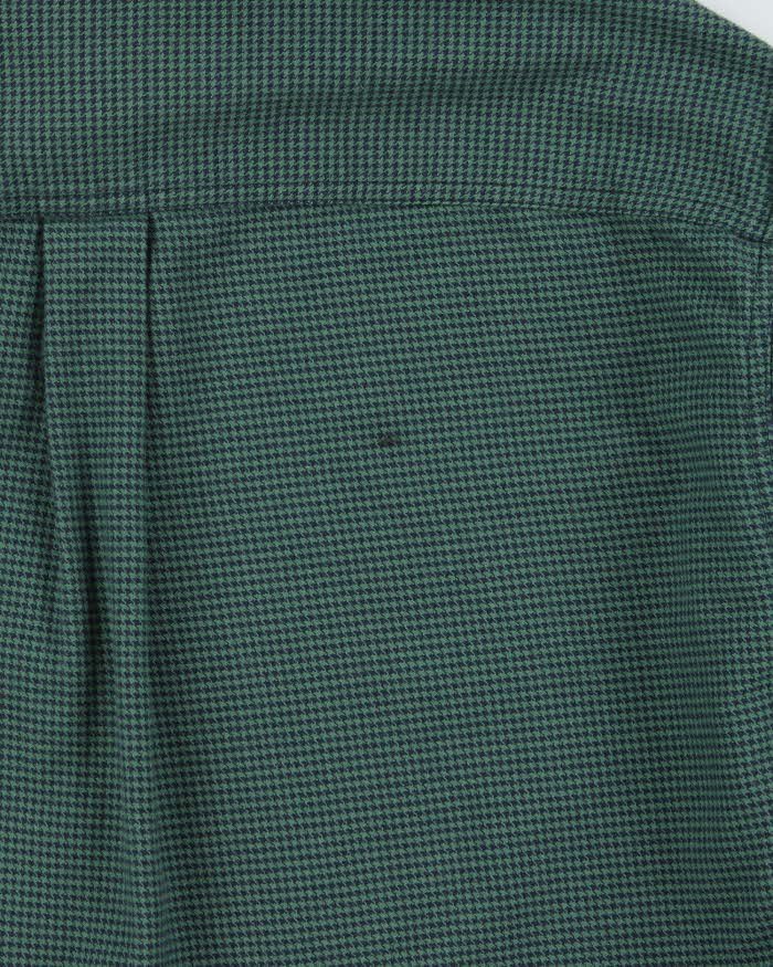 Vintage L.L. Bean Dogtooth Flannel Shirt - L