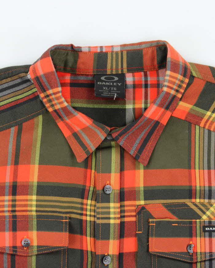 Vintage 00s Oakley Lightweight Flannel Shirt - XL