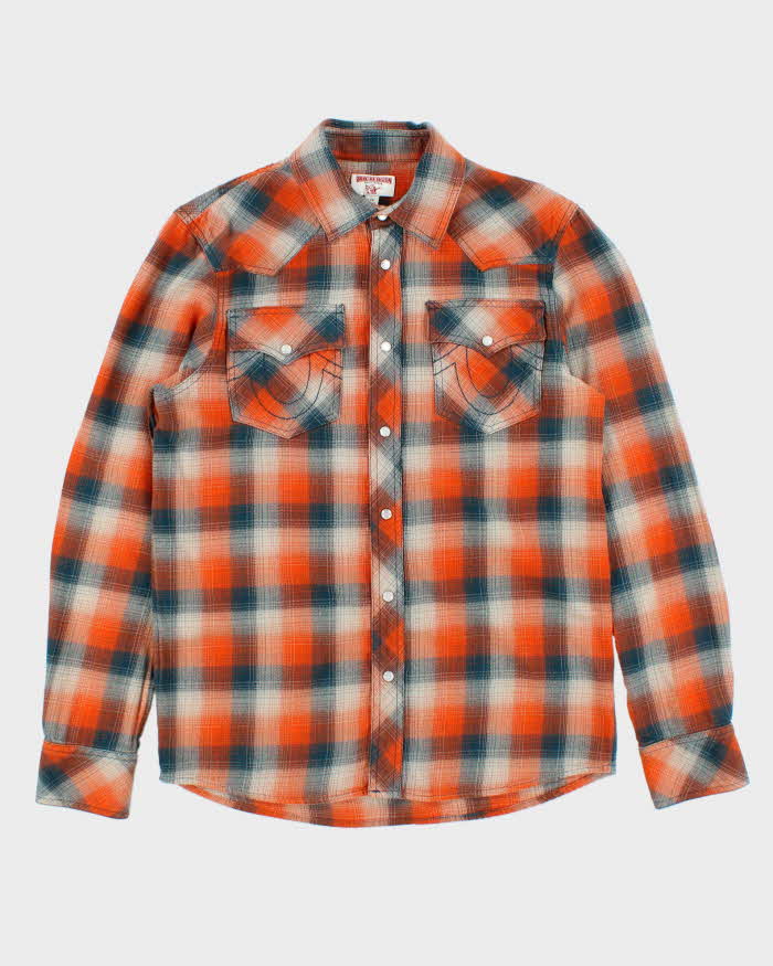 Vintage Y2k 00s True Religion Western Style Flannel Shirt - S