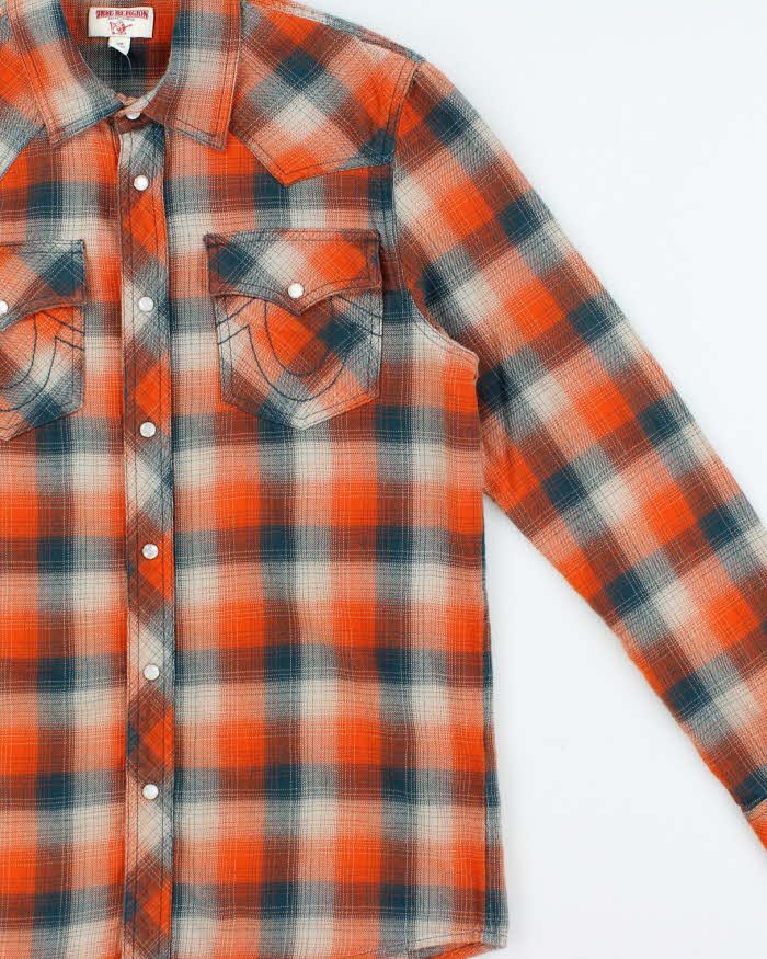 Vintage Y2k 00s True Religion Western Style Flannel Shirt - S
