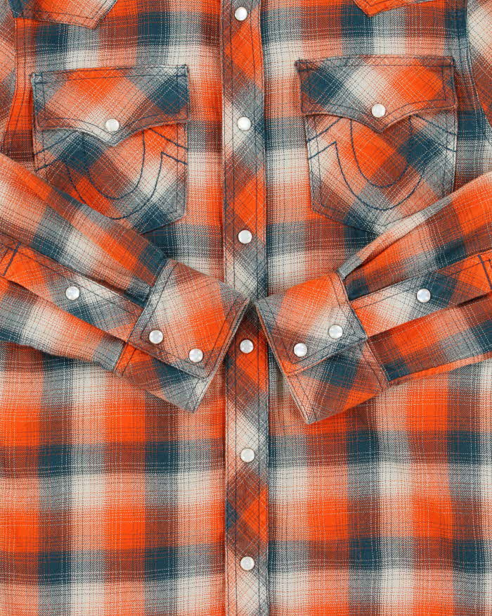 Vintage Y2k 00s True Religion Western Style Flannel Shirt - S