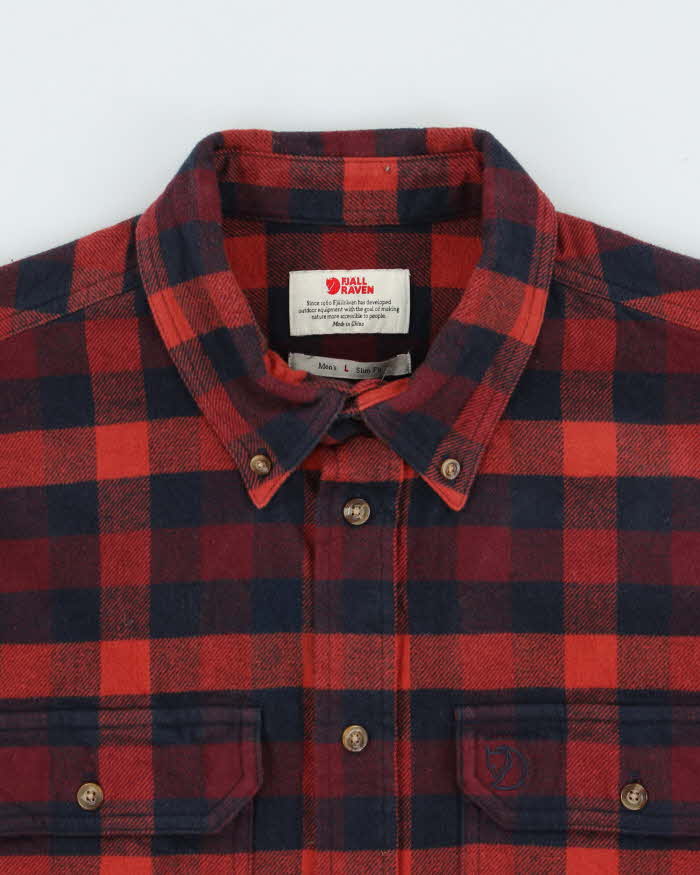 Vintage Fjall Raven Flannel Shirt - S