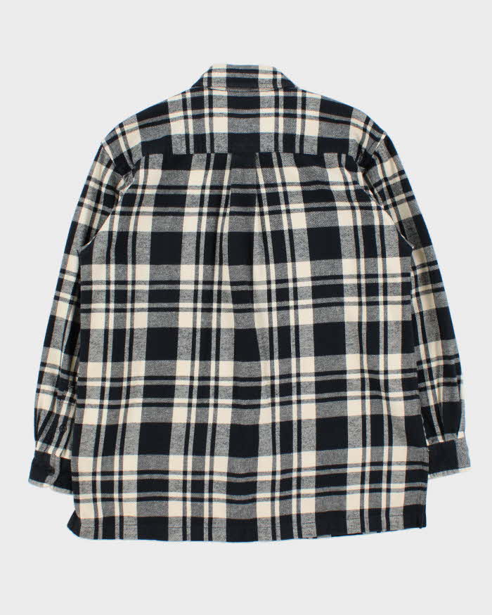 Vintage 90s Ralph Lauren Zip-up Flannel Shacket - M