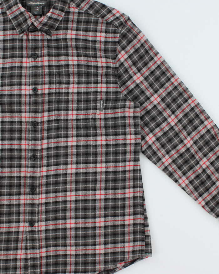 Vintage Eddie Bauer Plaid Flannel Long Sleeve Shirt - M