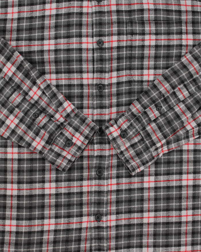 Vintage Eddie Bauer Plaid Flannel Long Sleeve Shirt - M