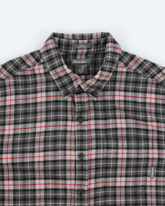 Vintage Eddie Bauer Plaid Flannel Long Sleeve Shirt - M