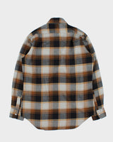 Vintage 1970s Palermo Plaid Flannel Long Sleeve Shirt - M