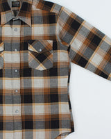 Vintage 1970s Palermo Plaid Flannel Long Sleeve Shirt - M