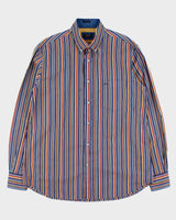 Vintage 00s Paul &amp; Shark Striped Long Sleeve Shirt - L