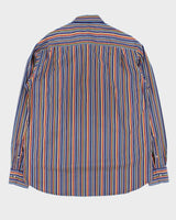 Vintage 00s Paul &amp; Shark Striped Long Sleeve Shirt - L
