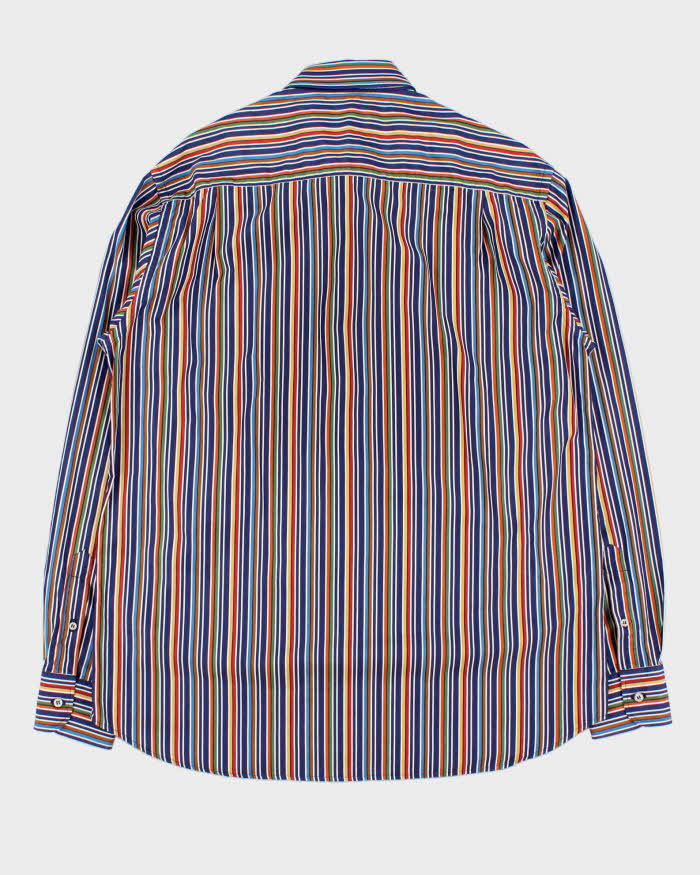 Vintage 00s Paul & Shark Striped Long Sleeve Shirt - L