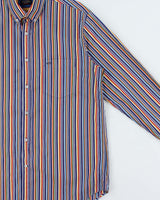 Vintage 00s Paul &amp; Shark Striped Long Sleeve Shirt - L