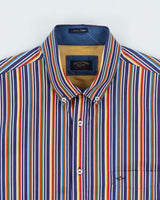 Vintage 00s Paul &amp; Shark Striped Long Sleeve Shirt - L