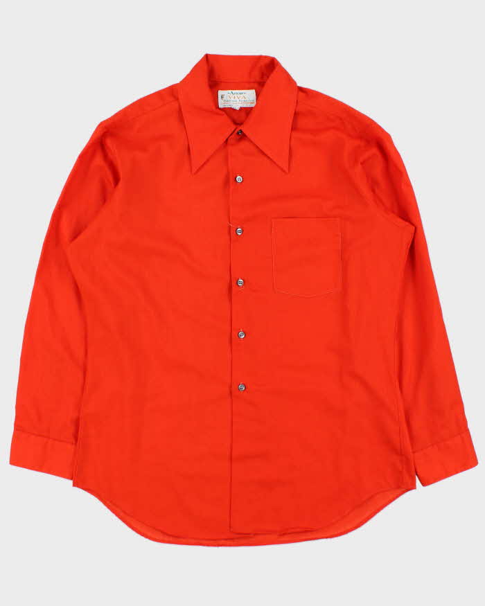 Vintage 1970s Arrow Viva Tericota Long Sleeve Shirt - L