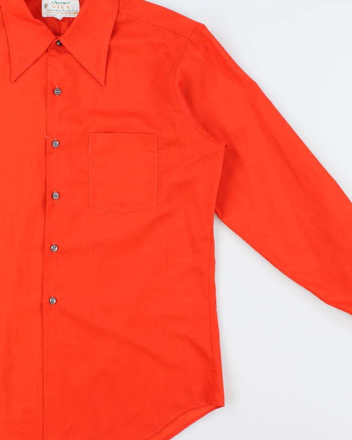 Vintage 1970s Arrow Viva Tericota Long Sleeve Shirt - L