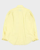 Vintage 1970s Arrow Ruffle Long Sleeve Dress Shirt - L