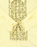 Vintage 1970s Arrow Ruffle Long Sleeve Dress Shirt - L