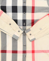 Vintage Y2K 00s Burberry Brit Big Novacheck Long Sleeve Shirt - XS