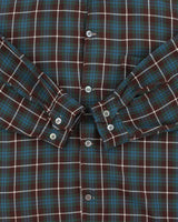 Vintage 1970s Tulane Plaid Flannel Long Sleeve Shirt - L