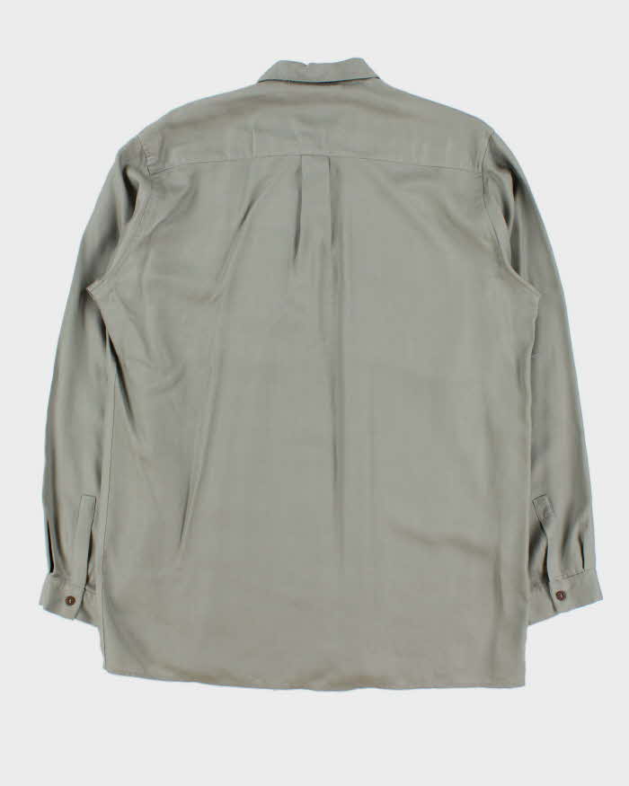Vintage 1980s Yves Saint Laurent Long Sleeve Shirt - L