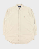 Vintage 1990s Polo Ralph Lauren Oversized Long Sleeve Shirt - M